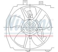 Ventilador, refrigeración de motor NISSENS 85381