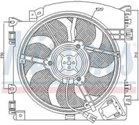 Ventilador del radiador Ventilador simple 85598 NISSENS para RENAULT NISSAN