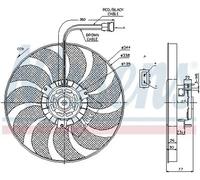 NISSENS 85676 Ventilador de motor
