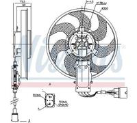 NISSENS 85730 Ventilador de motor