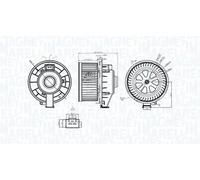 Ventilador del soplador 069412253010 MAGNETI MARELLI para FORD FIESTA VI