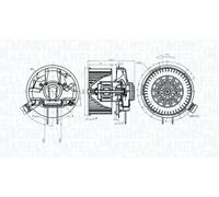 Ventilador del soplador 069412305010 MAGNETI MARELLI para RENAULT