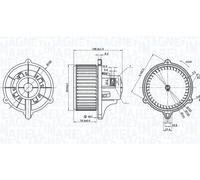 MAGNETI MARELLI 069412384010 Motor eléctrico, ventilador habitáculo