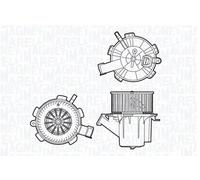 Ventilador del soplador 069412706010 MAGNETI MARELLI para SMART FORTWO Coupé
