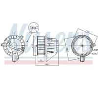 NISSENS 87546 Ventilador habitáculo