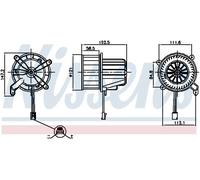 NISSENS 87621 Ventilador habitáculo
