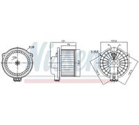 NISSENS 87717 Ventilador habitáculo