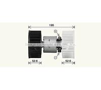 Ventilador del soplador BW8610 AVA QUALITY COOLING para BMW 3 3 Touring Z3 Coupé