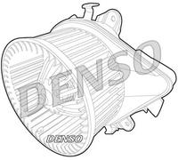 Ventilador de habitáculo DENSO DEA09033