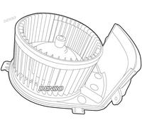 Ventilador del soplador DEA23005 DENSO para RENAULT CLIO III CLIO II