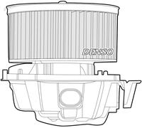 Ventilador del soplador para vehic. dirección izquierda DEA23014 DENSO