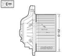 DENSO DEA41015 Ventilador habitáculo