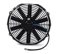 Ventilador Delgado de Empuje Y Tracción, Ventilador Eléctrico 12V 80W del Radiador de 1600 CFM para el Coche