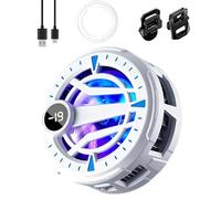 Ventilador Disipador De Calor Para Móvil - Accesorio Recargable De Smartphone - Almohadilla Refrigerante De Teléfono Con Clip | Para Transmisión En , Emisión De Video, Jugar A Juegos, Escuchar Música,