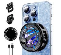 Ventilador Disipador De Calor Para Móvil,Silencioso Recargable Con Imán - Almohadilla De Enfriamiento Con Pinza Para Teléfono - Para Streaming En , Jugar, Escuchar Música, Estudiantes, Adolescentes Y