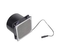 Ventilador eficiente de 120 mm y 12 V con mallas de aluminio para protección de tapones, ventilador de ventilación para aficionados en configuraciones de ventilación para manualidades, ventilador con
