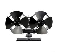 Ventilador eficiente del motor del doble de las aspas de la gestión del calor para las estufas de leña y las chimeneas