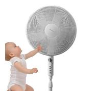 ventilador eléctrico - Cubierta de polvo de dibujos animados neto | Escudo de seguridad de malla de ventilador de pedestal | Niño Protección de dedos Net | Ventilador de verano en casa C