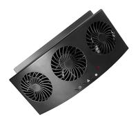 Ventilador eléctrico de funcionamiento silencioso para un gran fuego eficaz
