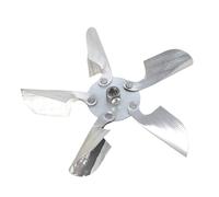 Ventilador eléctrico de repuesto universal de 5 paletas de 12 cm, 15 cm