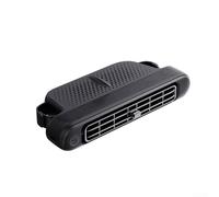 Ventilador eléctrico para asiento trasero automático con tres velocidades ajustables, motor silencioso y cable de alimentación tipo C para un uso cómodo del pasajero (negro)