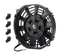 Ventilador Eléctrico para Coche, Ventilador Eléctrico Universal de 8 Pulgadas para Radiador Aire Acondicionado de Refrigeración Automática 10 Aspas 12 V 80 W 2250 RPM para Ventilador
