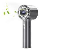 Ventilador eléctrico personal - Ventilador portátil recargable y compacto, enfriador de aire con 100 modos de ventilación, indispensable para el calor para hombres, mujeres, niños y