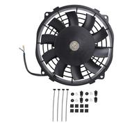 Ventilador Eléctrico Radiador delgado 7 Pulgadas, 12V 80W, 10 Aspas, Universal para Vehículos - Alto Rendimiento, Diseño Compacto, Enfriamiento Eficiente para Motor