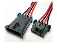 Ventilador electrónico Dj7025w-2.8 Compatible With coche 2/3/4/5/6/conector de Control soplador pines 15300027 arnés impermeable longitud del cable enchufe 15cm(4p strip line,1sets)