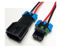 Ventilador electrónico Dj7025w-2.8 Compatible With coche 2/3/4/5/6/conector de Control soplador pines 15300027 arnés impermeable longitud del cable enchufe 15cm(2p strip line,5sets)