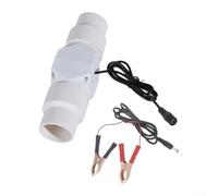 Ventilador en línea de perfil bajo de 12 V para ventilación marina, furgoneta y gabinete, requiere un flujo de aire fiable de 10 W CC (25 mm)