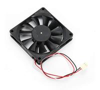 Ventilador Enfriador de 80 Mm para Caja de Computadora, Enfriadores de CPU de 4800 RPM, Disipador de Calor, Ventilador de Enfriamiento Silencioso para Computadora, Rodamientos de Bolas Dobles, Interfa
