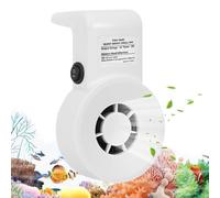 Ventilador enfriador de acuario, de refrigeración para peceras, herramientas de enfriamiento silenciosas con 2 modos de velocidad para camarones corales, criaturas marinas tropicales, ligero