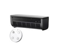 Ventilador Enfriador de Aire de Pared, Aire Acondicionado Sin Aspas de Enfriamiento Rápido, Ventiladores Eléctricos Silenciosos Inalámbricos con
