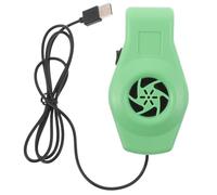 Ventilador Enfriador para Acuario con Control de Velocidad Ajustable | Plástico Verde, Flujo de Aire Amplio y Estable, para Peceras Pequeñas, Hogares y Oficinas