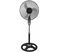 Ventilador Esperanza EHF002KE de pie negro 3 velocidades oscilante 40 cm