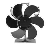 Ventilador Estufa Maderas, 6 Hojas Ventilador Estufa Alimentado Por Calor Resistencia a Alta Temperatura Auto Arranque Para Estufas Pellets Quema maderas Diámetro Del Quemador