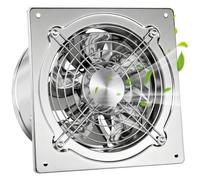 Ventilador extractor de 250 mm, 1750 m³/h, ventilador de baño con válvula de retorno, extractor de humo, ventilador de pared, funcionamiento silencioso, protección contra la humedad, calidad del aire