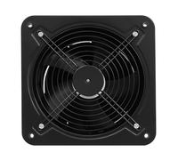 Ventilador extractor de 300 mm para baño, potencia de ventilación 2677 m³/h, ventilador de caldera industrial para talleres y sótanos, color negro