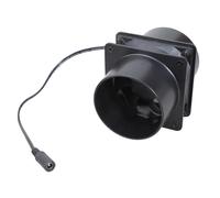 Ventilador extractor de aire de 12 V 8 cm para el hogar silencioso en línea canal industrial baño cocina ventilación para baño cocina ventilador de ventilación con bajo consumo de energía
