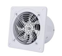 Ventilador extractor de pared ventilador industrial ventilador de entrada de aire tubo de bajo consumo funcionamiento silencioso para ventilación en el baño la cocina o el inodoro (200 mm blanco)