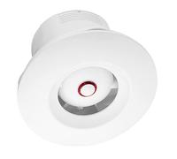 Ventilador extractor de techo para baño de 100 mm con temporizador (retardo), con rodamiento de bolas, ventilador redondo WXO100T