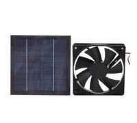 Ventilador Extractor Solar 20W IP65 para Cocina, Invernadero, Casa de Mascotas, con Panel Solar Monocristalino y ABS