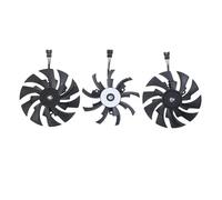 Ventilador for Tarjeta gráfica de 95 mm PLD10015B12H, Compatible con Gigabyte, AORUS, GeForce, RTX 2060, 2070 Super, 2080 y 2080Ti Xtreme.(Right Fan)
