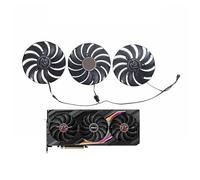 Ventilador for Tarjeta gráfica de 98 mm CF1010H12S DC12V 0.35A, Compatible con ASRock, Radeon, RX 7800 XT Phantom Gaming 16GB OC(3PCS Set Fan)