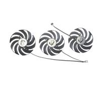 Ventilador for Tarjeta gráfica PLD09210S12HH PLD09210B12HH DC12V 0.40A 4 Pines, Compatible con MSI, Radeon, RX 6800 RX 6800XT Gaming Trio(1 Set)
