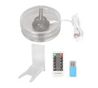 Ventilador Holográfico 3D con Altavoz Incorporado, Máquina Publicitaria Holográfica Liviana, Compatible con Aplicación WiFi, Bajo Nivel De Ruido