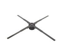 Ventilador Holográfico 3D De 24,2 Pulgadas, HD, 722 LED, Compatible con Aplicación De Teléfono, PC, WiFi, Pantalla Publicitaria Holográfica con Control Remoto, 100-240 V