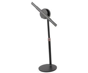 Ventilador holográfico 3D de 256 cuentas LED con 16 GB tarjeta de memoria, control WiFi, delantero (enchufe de la UE)