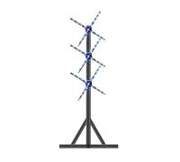 Ventilador holográfico 3D de 4 aspas, 52 cm y 65 cm, ideal for publicidad, exhibición holográfica 3D for ferias, fiestas y eventos. Alta definición(52CM)